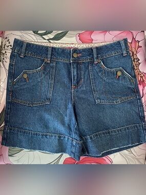 SO Blue Denim Shorts